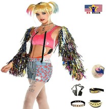 Birds Of Prey Harley Quinn Costume Suicide Squad Halloween Set Size X-Large - £32.53 GBP