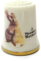 Rabbits Thimble Nature Friends Norman Rockwell Gorham Fine China Usa Ltd Ed9800 - £13.22 GBP