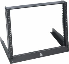 Riveco 8U Tabletop Rack For Audio &amp; Network, Desktop Rack Shelf Tappered... - £50.85 GBP