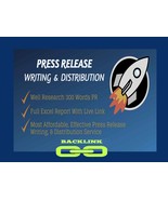 Write a Press Release and distribution to top 15 high PR network site - $21.85 CAD