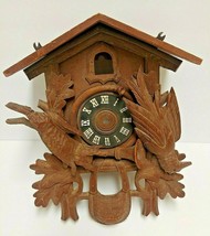 Black Forest Cuckoo Clock For Parts Repair Only Bird And Fox Germany - $48.61