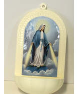 Blessed Mother  5.25&quot; Holy Water Font, New #AB-342-R2 - $66.03 MXN