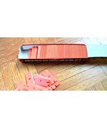 100 Pieces 1.5&#39;&#39; HDPE Double Edged Plastic Razor Blades Orange NEW Seale... - £15.95 GBP