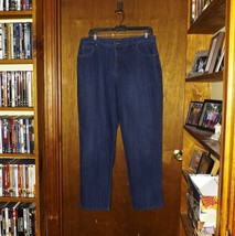 Gloria Vanderbilt Stretch Blue Denim Jeans  - Size 16 (#202) - £20.76 GBP