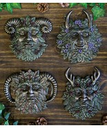 Ebros Greenman Horned God Four Seasons Of The Year Set Winter Spring Sum... - $109.34 CAD