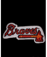 Atlanta Braves  Logo Sleeve Jersey Patch MLB Size 3&#39;wide x 1&quot;tall - £9.88 GBP