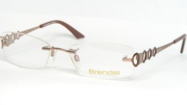 Brendel Eschenbach 902072 60 Peach /BROWN Eyeglasses Glasses 52-17-135mm Germany - $95.67