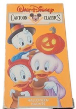 Disney Cartoon Classics 14 Halloween Haunts VHS 1031 Scary Donald Duck - £6.95 GBP