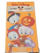 Disney Cartoon Classics 14 Halloween Haunts VHS 1031 Scary Donald Duck - £6.96 GBP