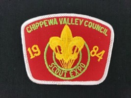 Vintage BSA Boy Scouts of America Chippewa Valley Council 1984 Scout Expo Patch - £8.87 GBP