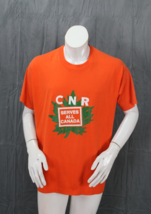 Vintage Graphic T-shirt - Canadian National Railways Serves All Canada - Mens XL - £51.06 GBP