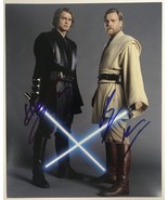 Hayden Christensen &amp; Ewan McGregor Signed Autographed &quot;Star Wars&quot; Glossy... - £56.02 GBP