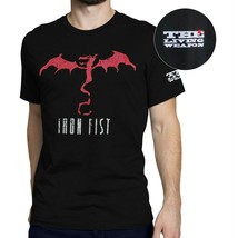 Iron Fist Living Weapon Dragon Men&#39;s T-Shirt Black - £28.04 GBP+