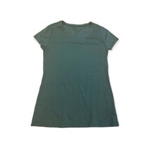 Olive Green Jr Medium 7 / 9 Casual Wear Stretchy Shirt NO BOUNDARIES Basic - £5.75 GBP