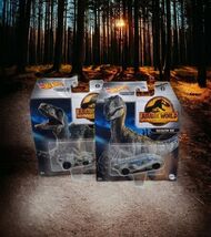 Jurassic World Dominion Velociraptor Blue and Beta Hot Wheels Character ... - $253.15 MXN