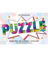Puzzle Font - $18.00