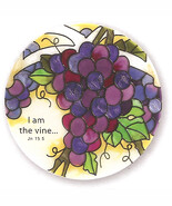Magnet -- Grape Arbor -- John 15:5 - $11.66 CAD