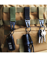Durable Tactical Molle Clip Buckle For Outdoor Activities - Nylon Belt Key Ring  - £4.31 GBP - £5.18 GBP