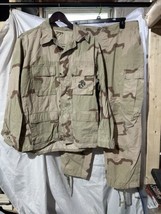 Vintage USMC Hot Weather DCU Desert Uniform Coat and Pants NAMED - $39.59