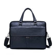 Men Business Bag  Set Handbags High Quality Leather Office Bags Totes Male For 1 - £55.79 GBP