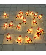 Santa &amp; Snowman LED Light String – Christmas Tree Home Decoration - $162.67 MXN+