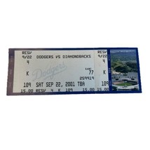 Diamondback Dodgers Ticket Stub 9/22 2001 Gagne Win Walkoff Randy Johnso... - £6.44 GBP