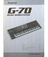 Roland G-70 Synthesizer Keyboard Original Parameter Reference Owners Man... - $56.09 CAD