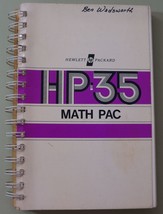 Hewlett Packard HP-35 Pocket Calculator Math Pac - Routines Guide  - $29.67