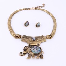 Vintage Jewelry Sets Statement Colorful Resin Elephant Necklaces & Pendants Anti - £11.93 GBP