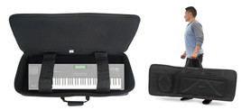 Rockville 76 Key Padded Rigid Durable Keyboard Gig Bag Case For ROLAND XP80 - £120.39 GBP