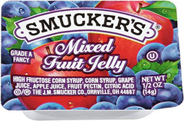 Smucker'S Mixed Fruit Jelly, Portion Control, 0.5 Ounces, 200 Count - $21.13