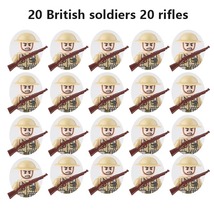20Pcs/Set WW2 Military Soldier Array Building Blocks Action Figure Brick... - £16.50 GBP
