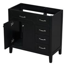 Black 36" Bathroom Vanity Base w/ Drawers - €235,26 EUR