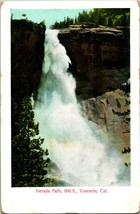 Vtg Cartolina 1910s Yosemite California Nevada Falls - M.Reider Non Usato - £11.21 GBP