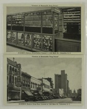 Vintage Lot Postcards Eckerd&#39;s Drug Store Main Street Columbia South Carolina - £13.14 GBP