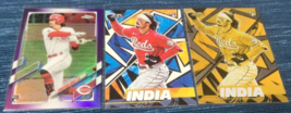 2021 Topps Fire Cincinnati Reds Jonathan India Rc Gold Minted Purple Ref Lot 58C - $5.00