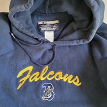 Champion Reverse Weave Heavy Navy Blue Hooded Sweatshirt Falcons Size XL... - £49.76 GBP
