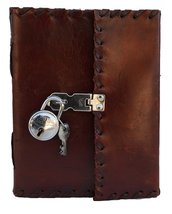 jaald Genuine Leather Handmade Secret Leather Notebook Journal Diary Book with A - £32.29 GBP+