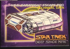 Star Trek Deep Space Nine Trading Card #94 USS Saratoga Escape Pod - £1.47 GBP