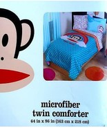 PAUL FRANK MONKEY RANBOW DOTS TWIN COMFORTER SHEETS 4PC BEDDING SET NEW - €104,63 EUR