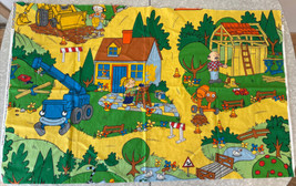BOB THE BUILDER and friends Cotton Fabric 44”x27”.  2003 Cranston Print Works - £11.58 GBP