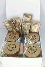 4 Pack Box Set Premium Gold Mask With Pearl, Activators, Application Bru... - $89.09