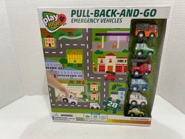 Play Right Pull Back and Go 6 Emergency Vehicles. Activity Play Set. New - £8.17 GBP