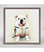 Luther Bulldog Best Friend Mini Canvas Wall Art Walters 6X6 Rustic Drift... - £21.36 GBP