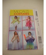 McCalls  M4887 Halloween Costume Sewing pattern Sz 6-7-8 uncut fairy wit... - $223.01 MXN