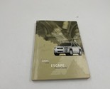 2005 Ford Escape Owners Manual Handbook OEM L04B35010 - $31.49