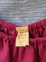 Milkmaid Top Burgundy Vintage Partners by Malco Modes San Francisco Small - £19.33 GBP