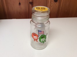 VINTAGE M&amp;M&#39;s Commemorative Collectible Glass Jar w/Lid -1984 from L.A. ... - $95.18 MXN