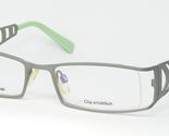 Lunettes Optik Fleckenstein 1432 3 Argent Mat / Vert Pistache 49-18-135mm - $67.06