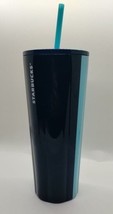 2023 Starbucks Blues Tumbler Stainless Steel Inside For Cold Drinks New Item - £19.73 GBP